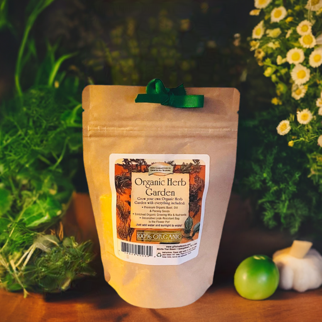 Organic Herb Garden Grobag Seed Kit