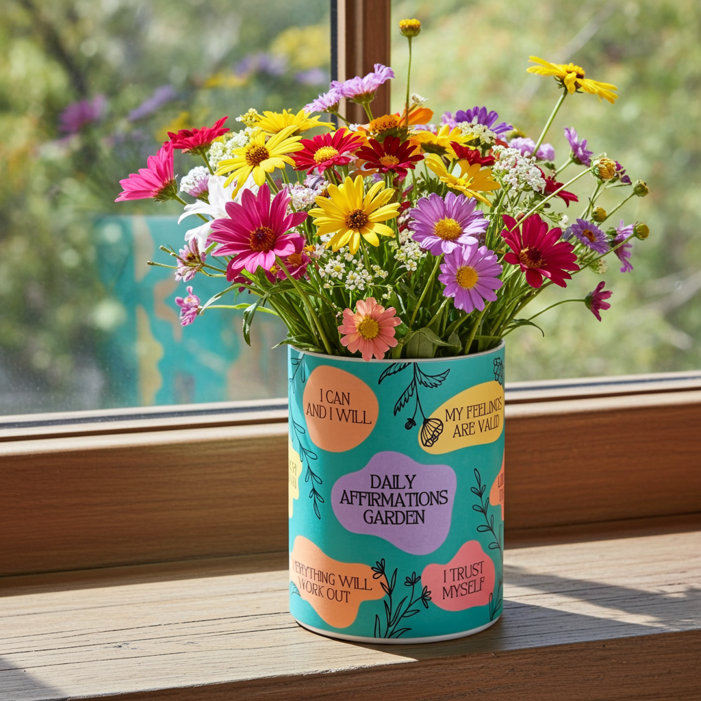 Daily Affirmations Garden Grocan Seed Kit