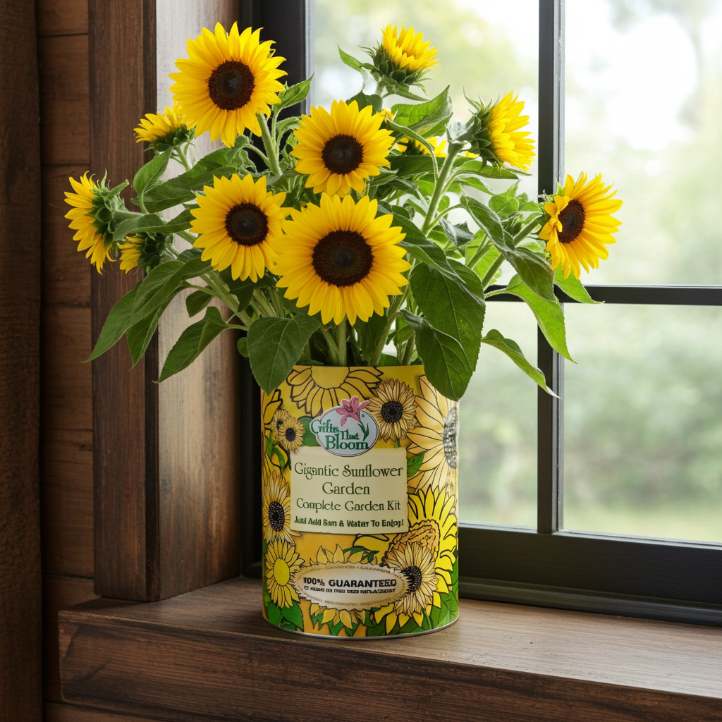 Gigantic Sunflower Garden Grocan Seed Kit