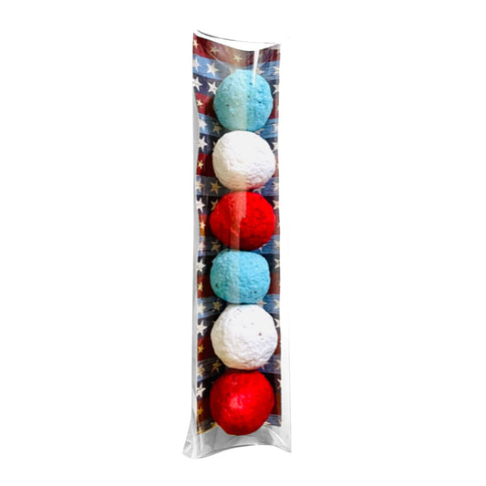 Seed Bombs with Patriotic Background
