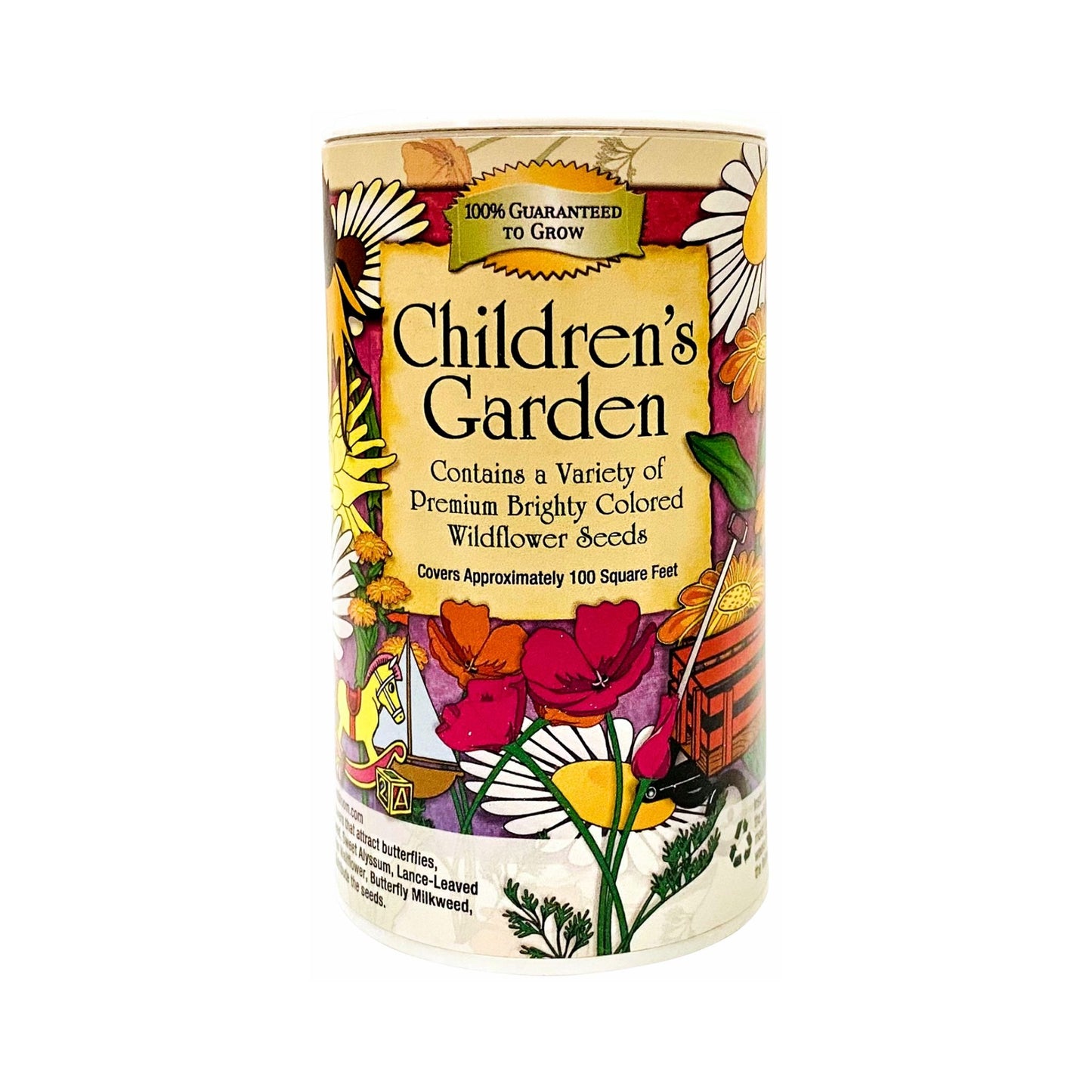 Children's Garden Shaker Can Seed Kit