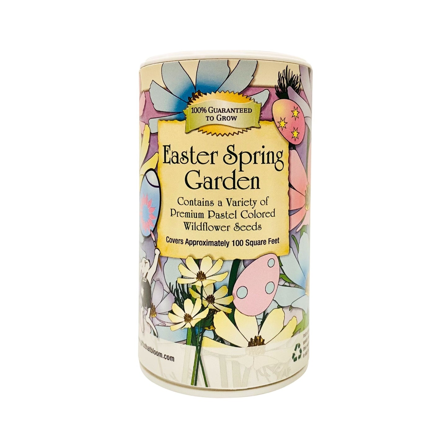 Easter Spring Garden Shaker Can
