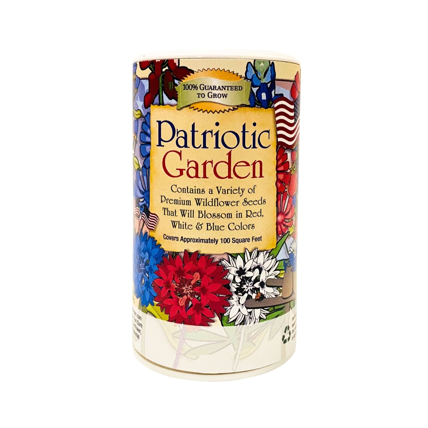 Patriotic Garden Shaker Can Seed Kit
