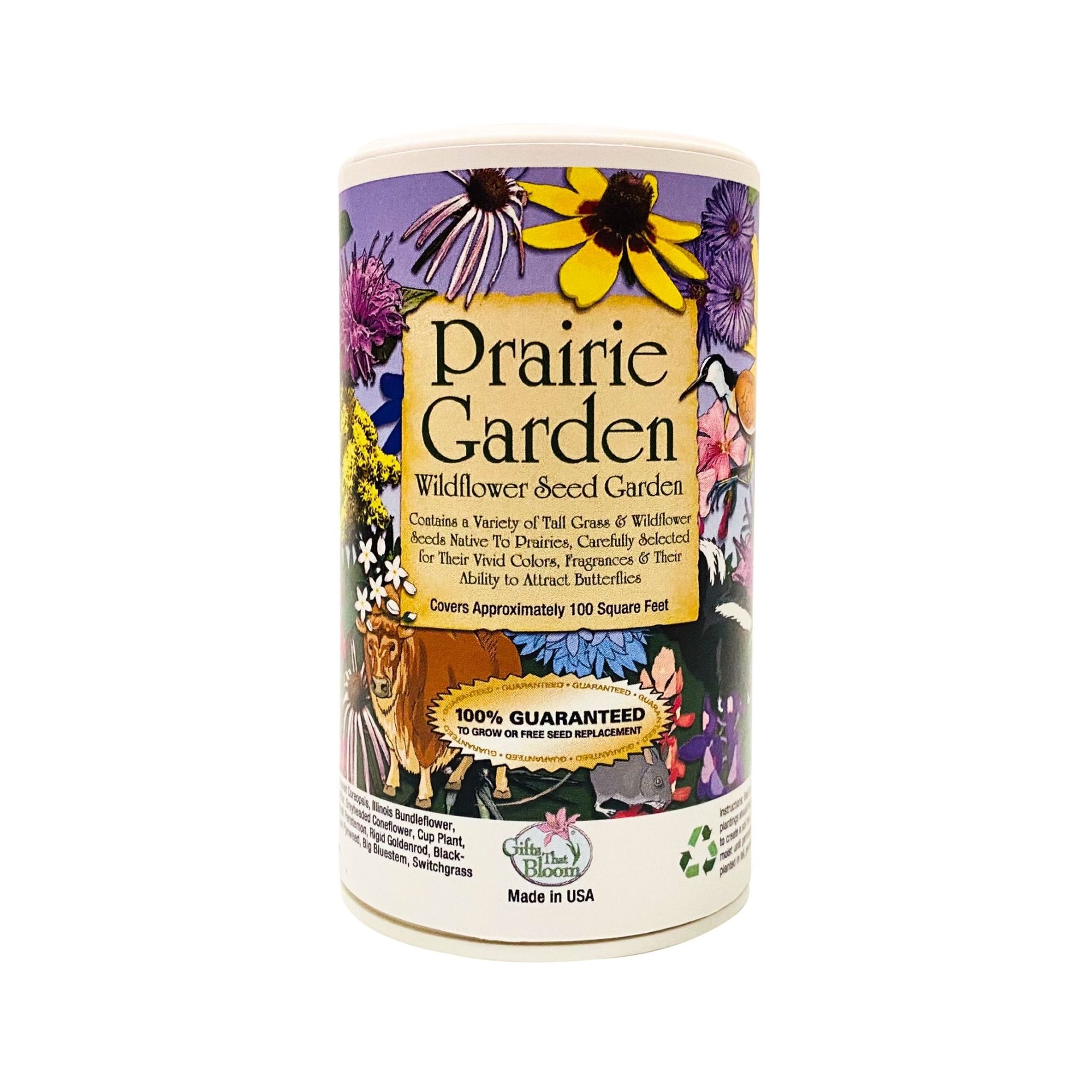 prairie garden seeds Gifts That Bloom Prairiesh Prairie Garden Shaker Can, Size: 4.25