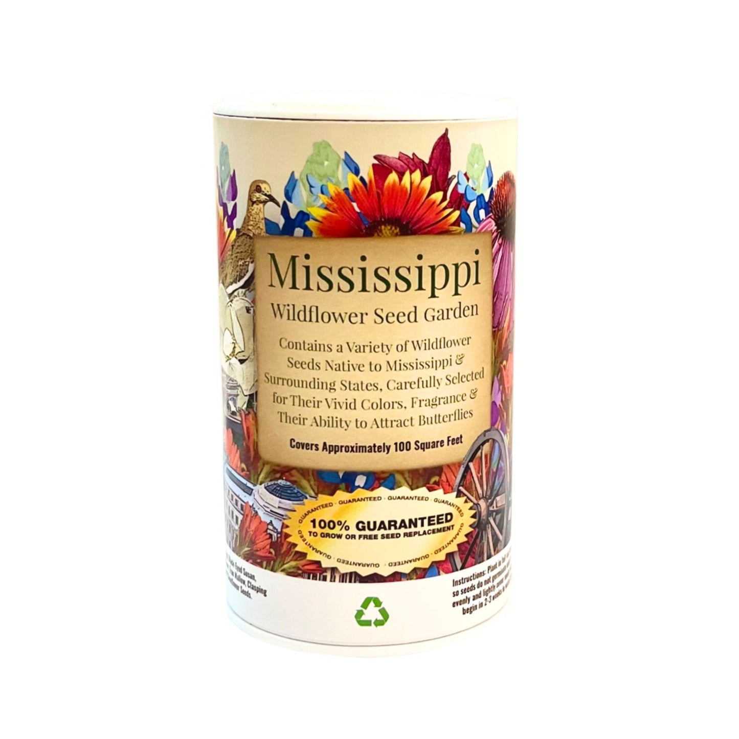 Mississippi Garden Shaker Can