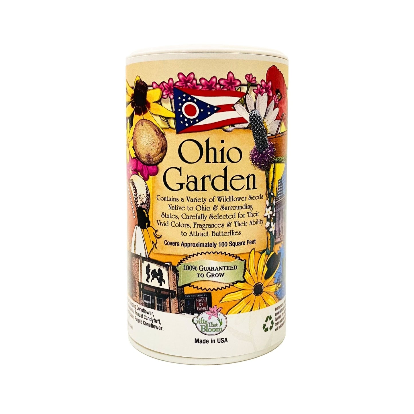 Ohio Garden Shaker Can