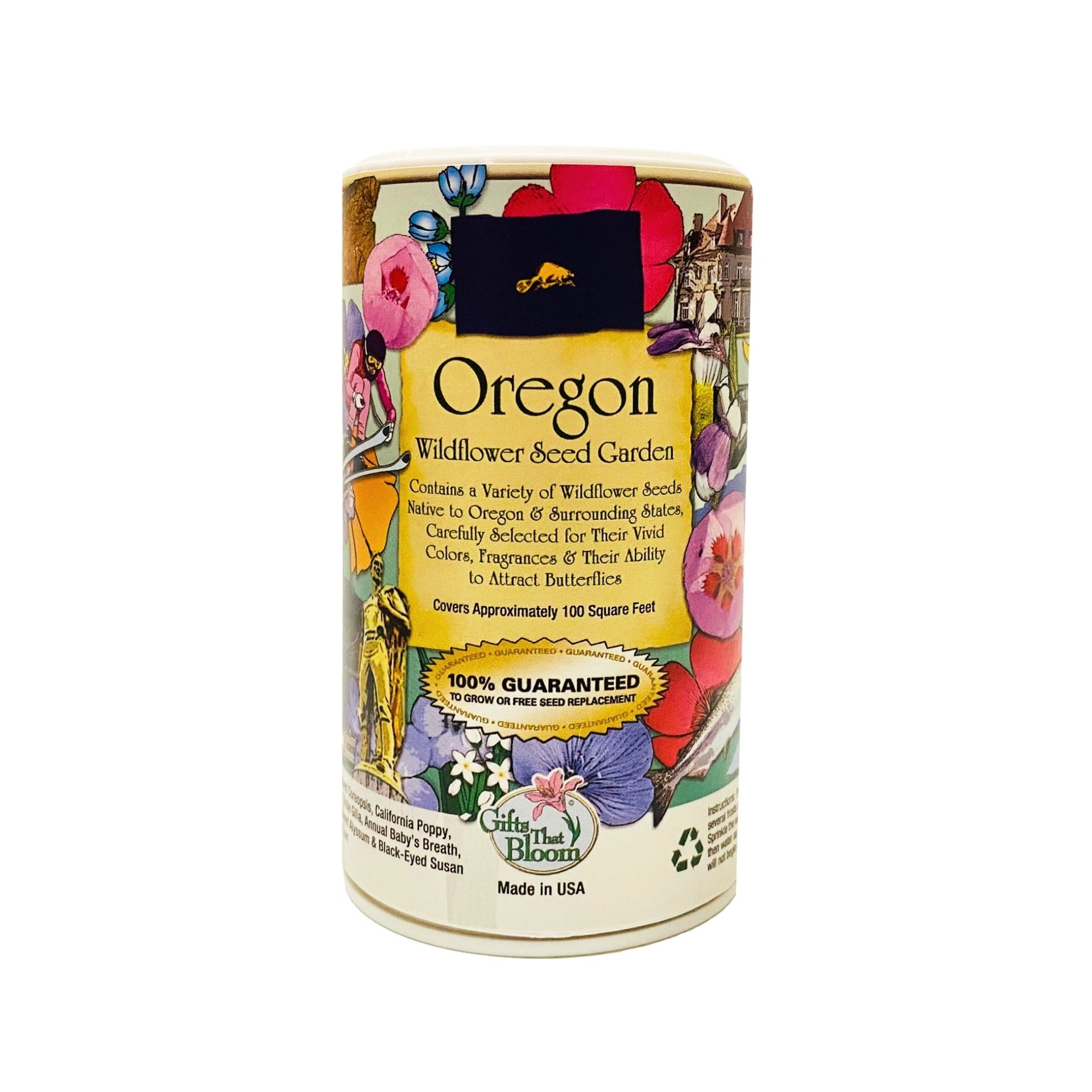 wildflower seeds oregon Oregon Garden Shaker Can