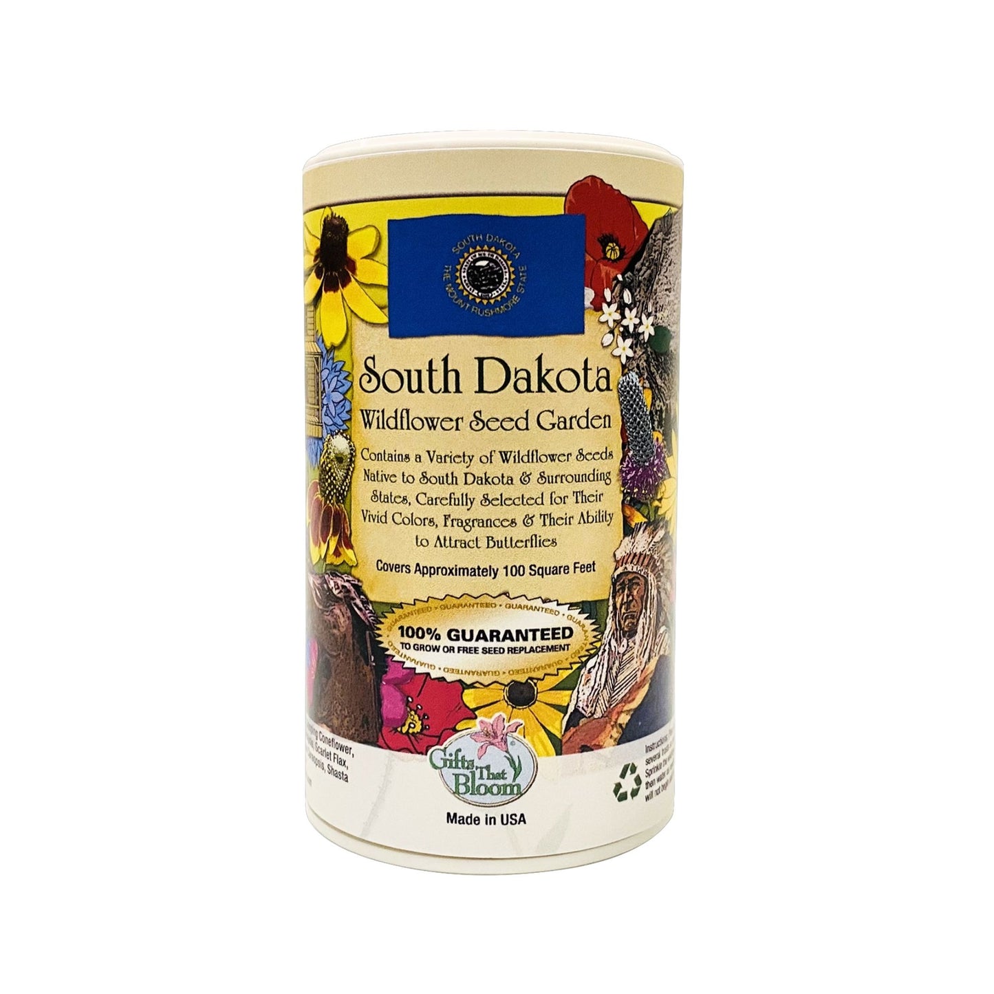 South Dakota Garden Shaker Can