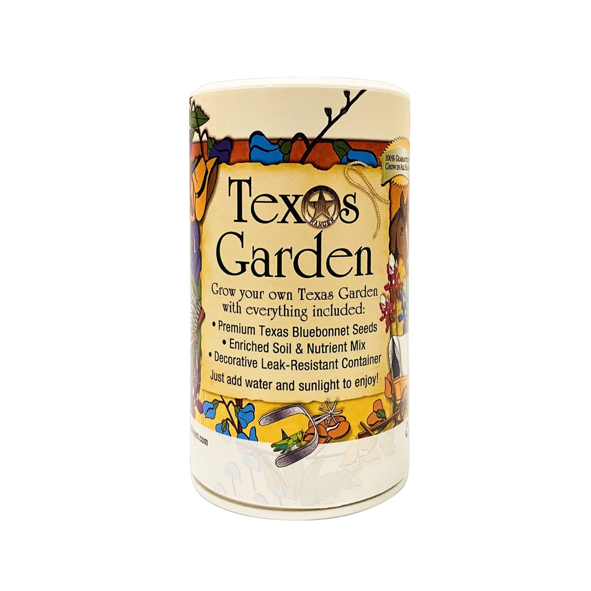 texas wildflowers seeds Texas Garden Shaker Can
