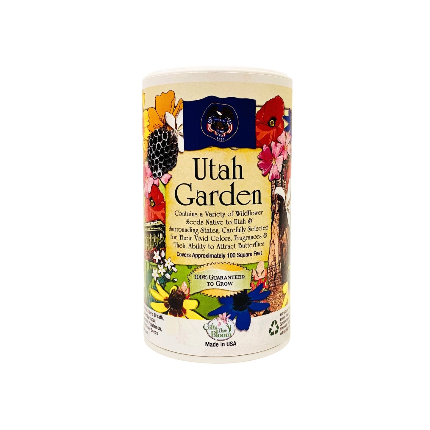 utah wildflowers seeds Utah Garden Shaker Can