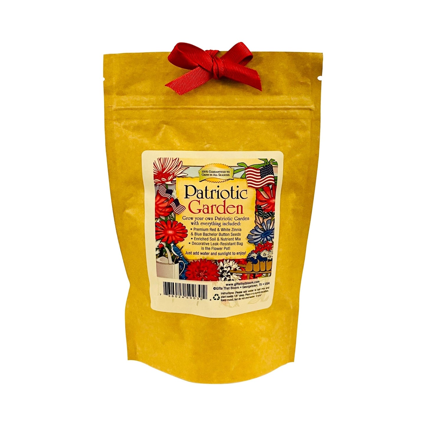 Patriotic Garden Grobag Seed Kit